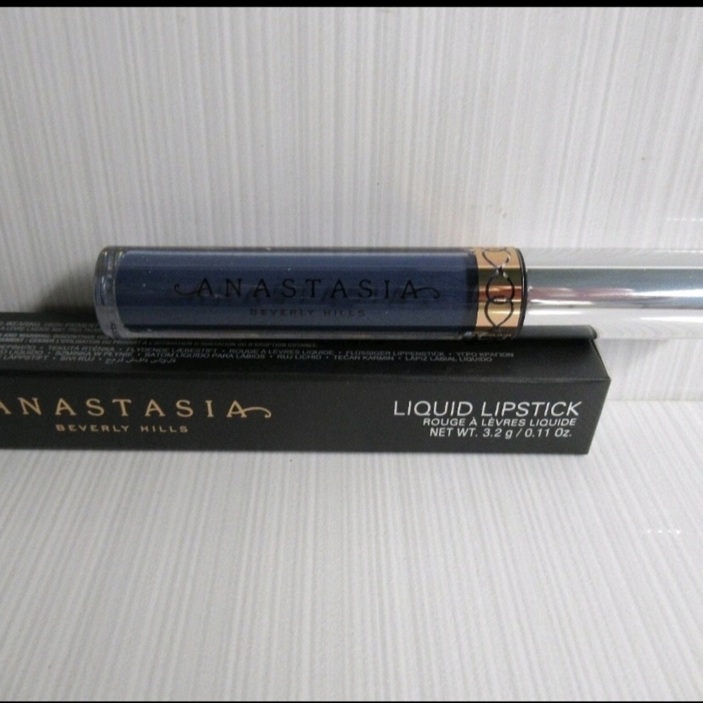 Anastasia Beverly Hills Midnight Blue Liquid Lipstick
